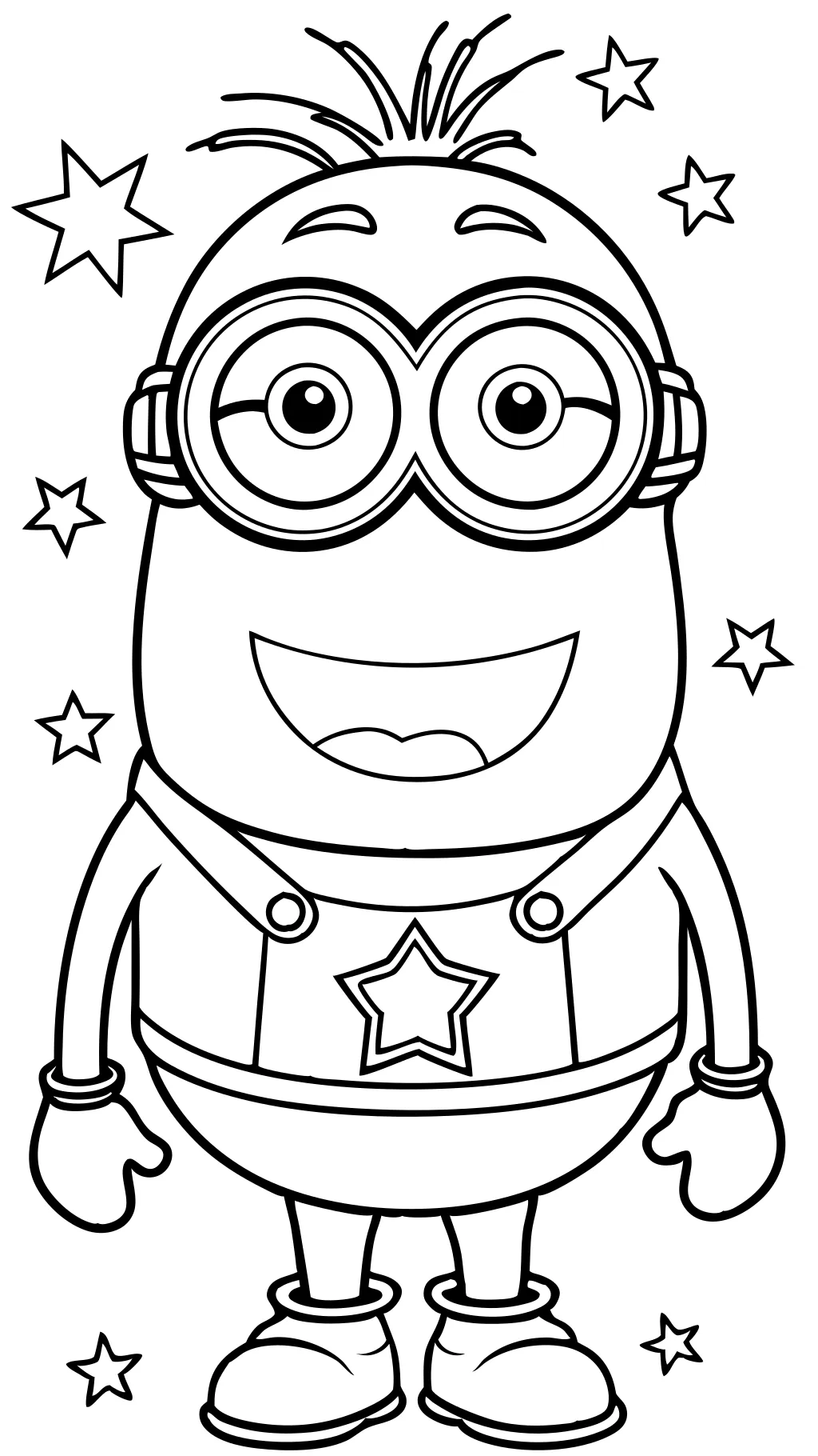 Mega Minion Coloring Página